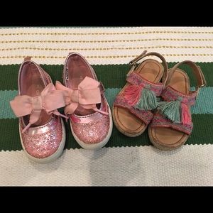 Little girls size 8 shoe bundle